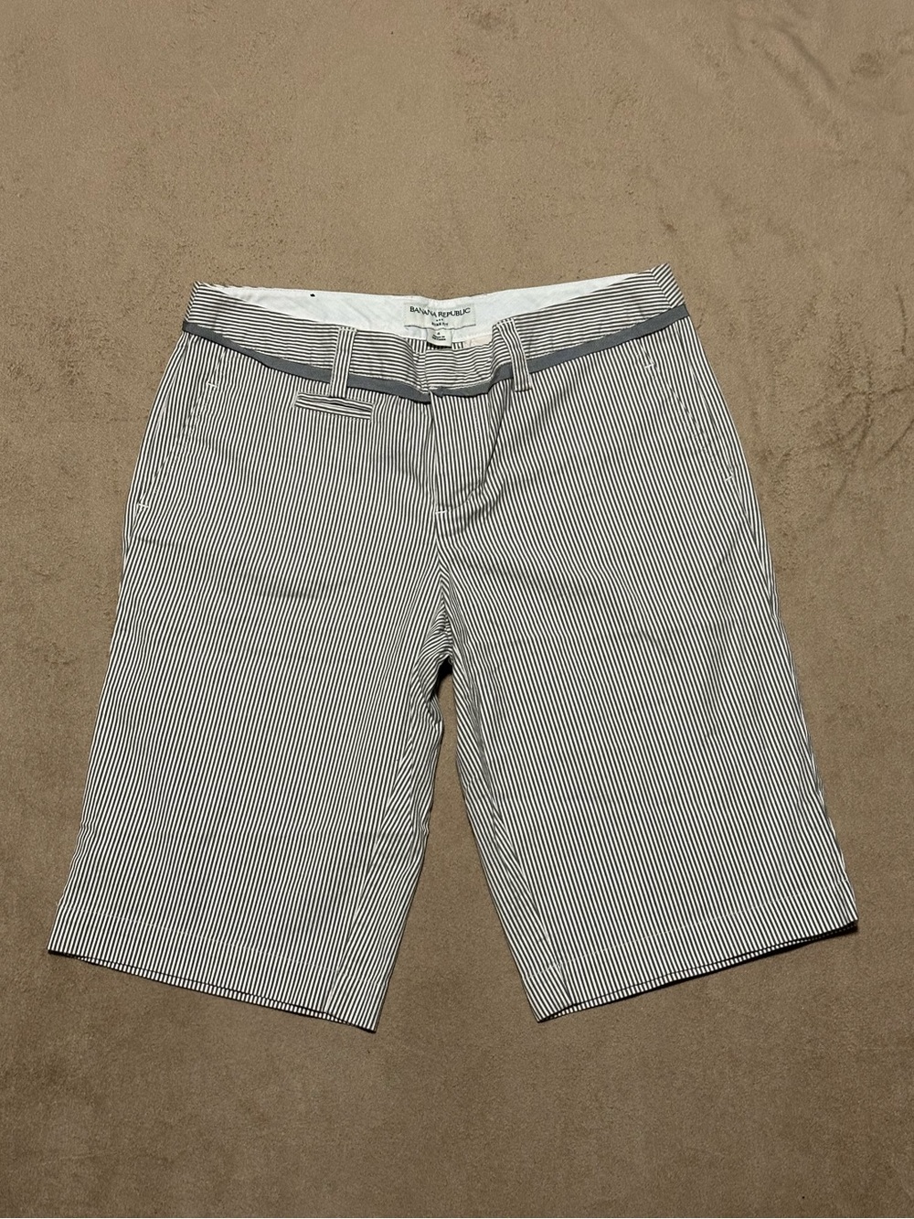 Vintage Banana Republic Ryan Fit Seersucker Shorts